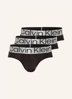 Majtki damskie - Calvin Klein Figi, 3 Szt. schwarz - grafika 1