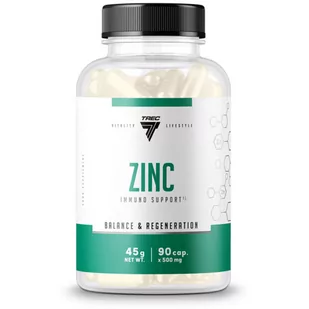 Trec Zinc 90caps - Witaminy i minerały dla sportowców - miniaturka - grafika 1