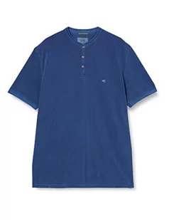 camel active Męska koszulka polo z rękawami do łokci, Dark Blue P23, M - Koszulki męskie - miniaturka - grafika 1