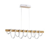 Lampy sufitowe - ONLI - LED Żyrandol na lince NILO LED/70W/230V 4000K brązowy/biały - miniaturka - grafika 1