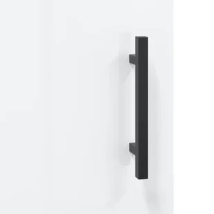 Wysoka szafka, biała z wysokim połyskiem, 34,5x34x180 cm Lumarko! - Szafki do salonu - miniaturka - grafika 10