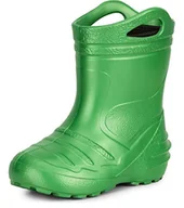 Buty dla dziewczynek - Ladeheid Kalosze dziecięce, lekkie jak piórko, z tworzywa EVA, kalosze termiczne z podszewką KL051, zielony szmaragdowy, 34 EU - miniaturka - grafika 1