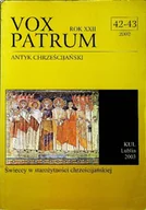 Religia i religioznawstwo - Vox Patrum Rok XXII nr 42 - 43 - miniaturka - grafika 1