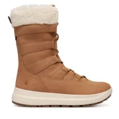 Śniegowce damskie - Śniegowce ECCO Solice 42021302291 Brązowy - miniaturka - grafika 1