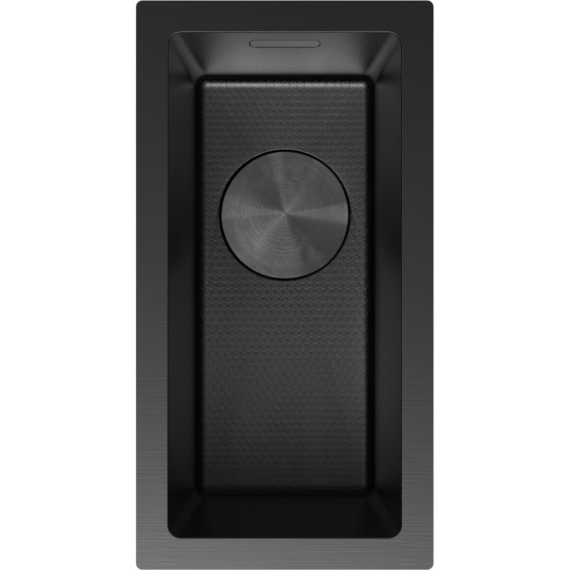 Mexen Trixo zlewozmywak stalowy 1-komorowy 230 x 440 mm, czarny HC - 6411221000-70HC