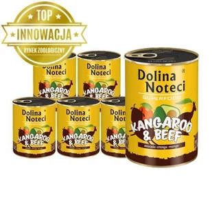 Dolina Noteci PREMIUM SUPERFOOD kangur i wołowina 6x400g 36703-uniw - Mokra karma dla psów - miniaturka - grafika 1