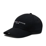 Czapki męskie - Czapka z daszkiem Tommy Hilfiger Th Established Cap AM0AM07352 Czarny - miniaturka - grafika 1