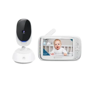 Motorola VM75 5'' Video Baby Monitor - Elektroniczne nianie i monitory oddechu - miniaturka - grafika 1