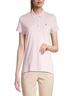Koszule damskie - GANT Damska koszula polo Summer Pique, Pale PINK, Standard, różowy (Pale Pink), XS - miniaturka - grafika 1