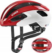 Kaski rowerowe - UVEX Rise CC Helmet, czerwony/biały 52-56cm 2022 Kaski rowerowe - miniaturka - grafika 1