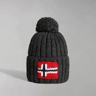 SEMIURY 5 DARK GREY MELANGE - Czapki męskie - miniaturka - grafika 1