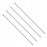 Pozostałe akcesoria do uprawy roślin - Guma elastyczna z hakiem do plandek czarna 4 szt. - miniaturka - grafika 1