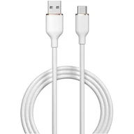 Kable USB - Kabel USB - USB Typ-C DEVIA Jelly 2.4A 1.2 m Biały - miniaturka - grafika 1