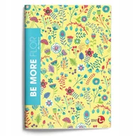 Zeszyty szkolne - ZESZYT A4 96 KARTEK KRATA BE MORE KWIATY RÓŻNE WZORY - miniaturka - grafika 1