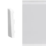 Listwy przypodłogowe - Arbiton Zakończenie lewe do listwy MACK (2 sztuki) biały mat - miniaturka - grafika 1