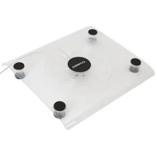 OMEGA Podstawka chłodząca do laptopa 15 cali Snowball 43145) Biały 43145 - Podkładki chłodzące pod laptopa - miniaturka - grafika 1