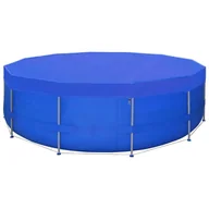 Akcesoria do basenów - vidaXL Plandeki na basen, 2 szt., PE, okrągłe, 540 cm, 90 g/m - miniaturka - grafika 1