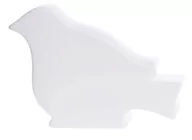 Figurki dekoracyjne - Ptaszek ceramiczny biały mały - miniaturka - grafika 1