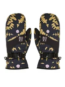 Rękawice narciarskie - Roxy Rękawice narciarskie Jetty Mitt ERJHN03266 Czarny - miniaturka - grafika 1