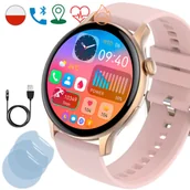 Smartwatch - Rubicon Viral Amoled Różowy - miniaturka - grafika 1