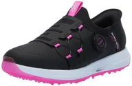 Trampki damskie - Skechers Go Golf Elite 5 Slip In Boa Damskie Trampki golfowe, Czarny Różowy, 37 EU - miniaturka - grafika 1