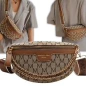 Nerki - Saszetka Nerka Damska Torebka Listonoszka Crossbody Biodrówka Sportowa - miniaturka - grafika 1