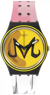 Zegarek Zegarek Swatch GZ358 Dragon Ball Z - MAJIN BUU X SWATCH - Zegarki damskie - miniaturka - grafika 1