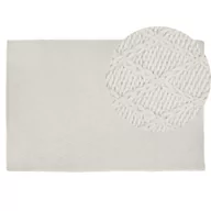 Dywany - Beliani Biały dywan 140 x 200 cm ERZIN - miniaturka - grafika 1
