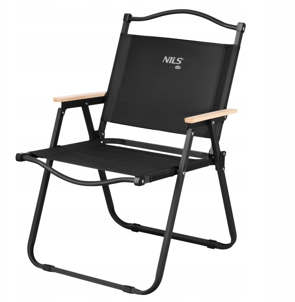 Nils Extreme NC4307 KRZESŁO SKŁADANE CZARNE NILS CAMP
