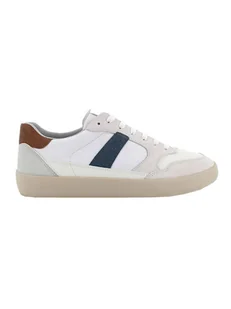 Geox Sneakersy "Affile" w kolorze kremowym ze wzorem - Trampki męskie - miniaturka - grafika 1