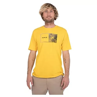 Koszulki męskie - Hurley Evd Wash Halfer Gradient Tee Ss T-Shirt męski, Zwierzak na, L - grafika 1