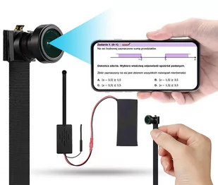 KAMERA WI-FI NA EGZAMIN S68W EG (PODGLĄD ZDALNY - TESKT) - Minikamery i aparaty szpiegowskie - miniaturka - grafika 1