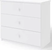 Komody dla dzieci - Elior Komoda dla dziecka Happy 10X - biała - miniaturka - grafika 1