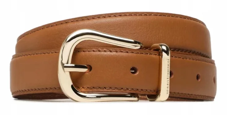 Skórzany Pasek Damski TOMMY HILIFIGER TH CASUAL 2.5 ROZMIAR 75