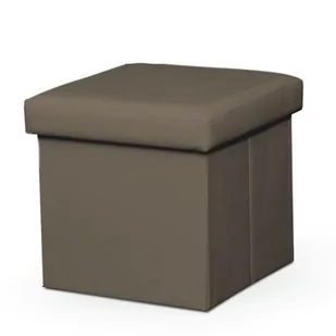 Taboret z przestrzenią do przechowywania Tela new, brązowy, 40 x 40 x 37 cm - Szafki na buty - miniaturka - grafika 1
