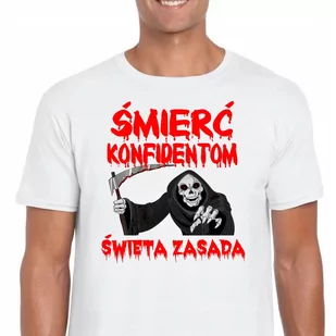 Koszulka Śmierć Konfidentom Święta Zasada L 3232 - Koszulki męskie - miniaturka - grafika 1