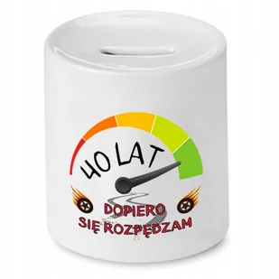 SKARBONKA PREZENT NA URODZINY 40 40te 40-te z Nadrukiem ze Zdjęciem + Opakowanie na prezent (wzór 02) - Skarbonki SKARBONKA PREZENT NA URODZINY 40 40te 40-te z Nadrukiem ze Zdjęciem + Opakowanie na prezent (wzór 02) - Skarbonki - miniaturka - grafika 1