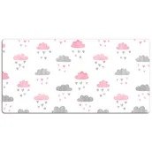 Podkładki na biurko - Podkładka na biurko dla dzieci Chmurki 120x60 cm - miniaturka - grafika 1