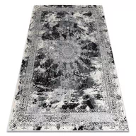 Dywany - Dywan VINCI 1407 nowoczesny Rozeta vintage przecierany - Strukturalny kość słoniowa / szary, 80x150 cm - miniaturka - grafika 1