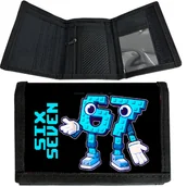 Portfele - Portfel portfele młodzieżowy na rzep six seven - miniaturka - grafika 1