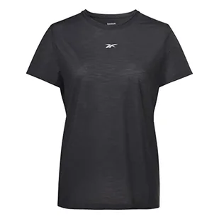 Reebok Damska koszulka treningowa, szara, M, szary, XL - Koszulki i topy damskie - miniaturka - grafika 1