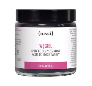 Iossi Oczyszczający węgiel Pasta do mycia twarzy 120ml - Pozostałe kosmetyki do pielęgnacji twarzy - miniaturka - grafika 1
