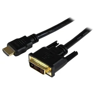 StarTech HDDVIMM150CM adapter kablowy 1,5 m HDMI DVI-D Czarny - Adaptery i przejściówki - miniaturka - grafika 1