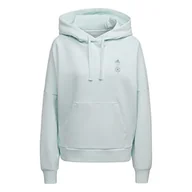 Bluzy damskie - adidas Damska bluza z kapturem DFB Trv Hd W, Menhie/Menimp/Esmbru, S - miniaturka - grafika 1