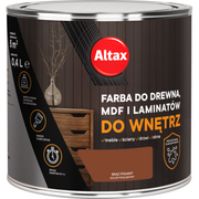 Farby i impregnaty do drewna - Farba do drewna, mdf, laminat 400 ml brąz ALTAX - miniaturka - grafika 1