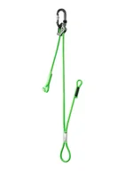 Sprzęt wspinaczkowy - Lonża regulowana Edelrid Switch Double Adjust 100 cm - neon green - miniaturka - grafika 1