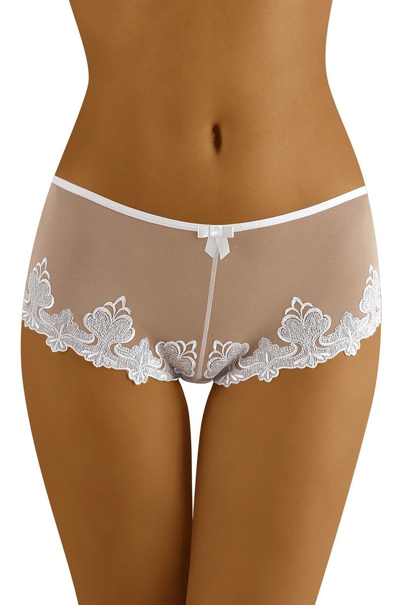 Wol-Bar Saha biały M Majtki szorty