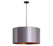 Lampy sufitowe - Duolla - Żyrandol na lince CANNES 1xE27/15W/230V śr. 45 cm srebrny/miedź - miniaturka - grafika 1