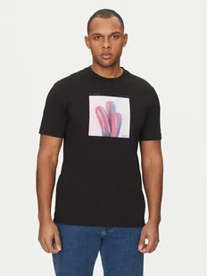 BOSS T-Shirt Te_Mextour 50535079 Czarny Regular Fit - Koszulki męskie - miniaturka - grafika 1