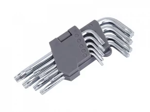 inny Klucze trzpieniowe 130mm do śrub TORX T10-T50 9 szt O25-4585 - Pozostałe wyposażenie warsztatu - miniaturka - grafika 1